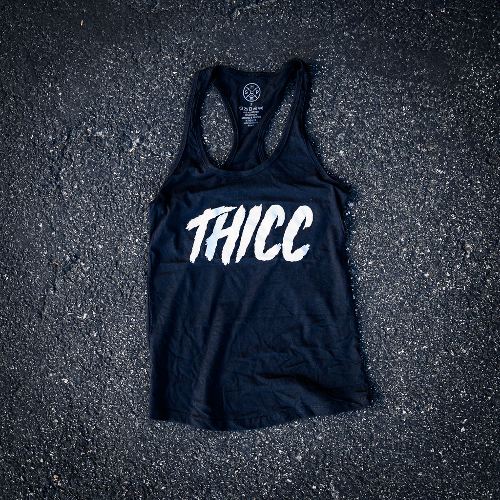 Women’s Thicc Racer Back Black