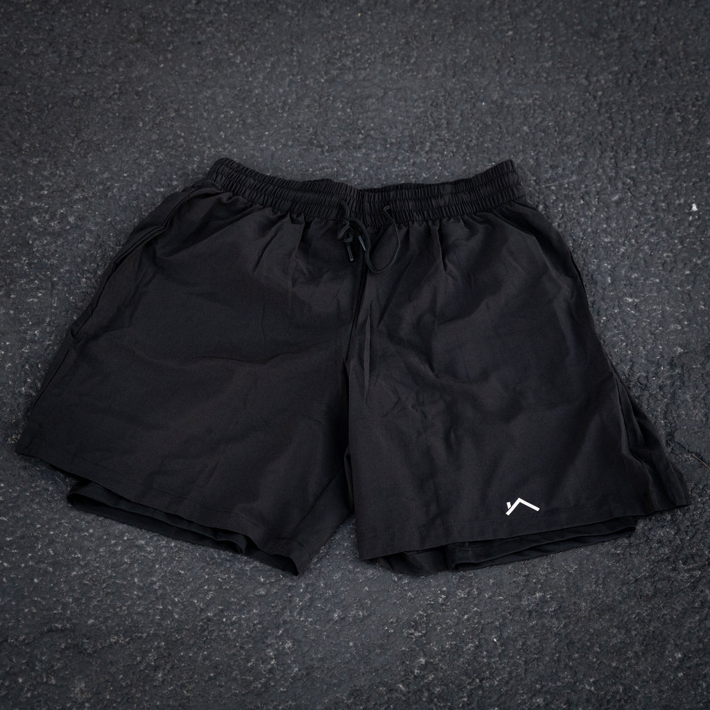 9" Founder's Athletic Shorts w/ liner (black)